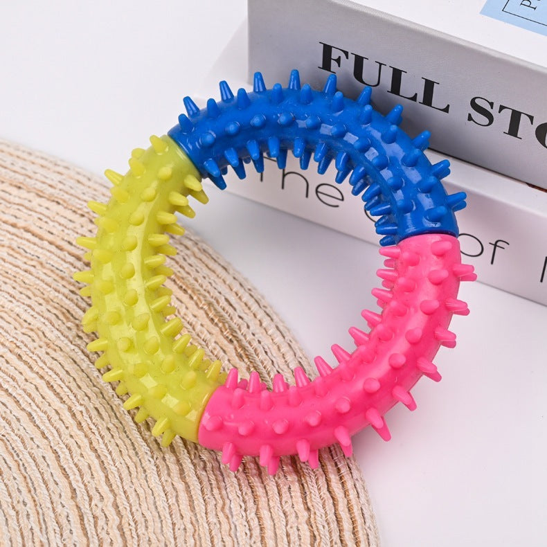 Dog Chew Toys Ring Dog Teething For Small Medium Large Dogs