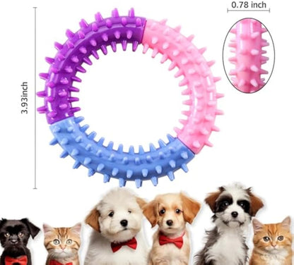 Dog Chew Toys Ring Dog Teething For Small Medium Large Dogs